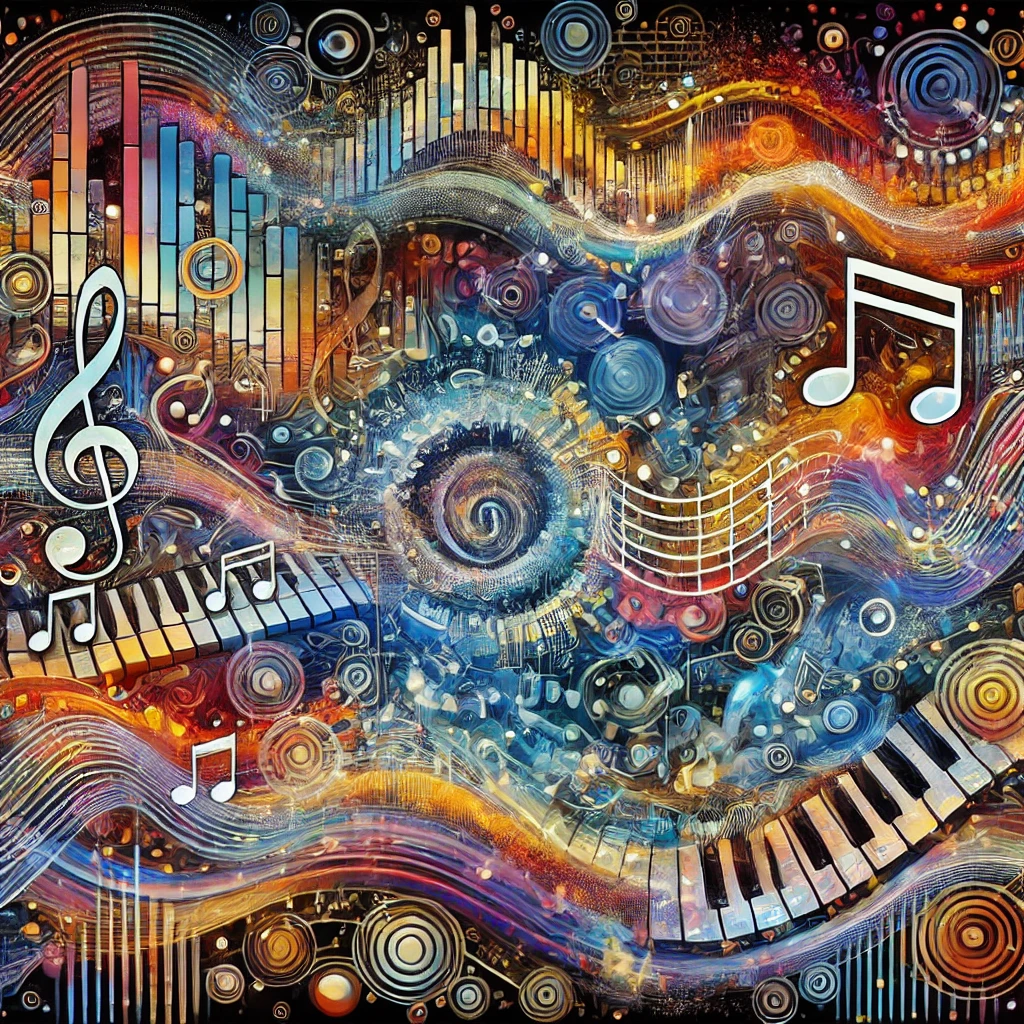DALL·E 2024-08-31 04.01.26 - An abstract representation of microtonal music, featuring vibrant and intricate visual elements that symbolize the complexity and richness of microton